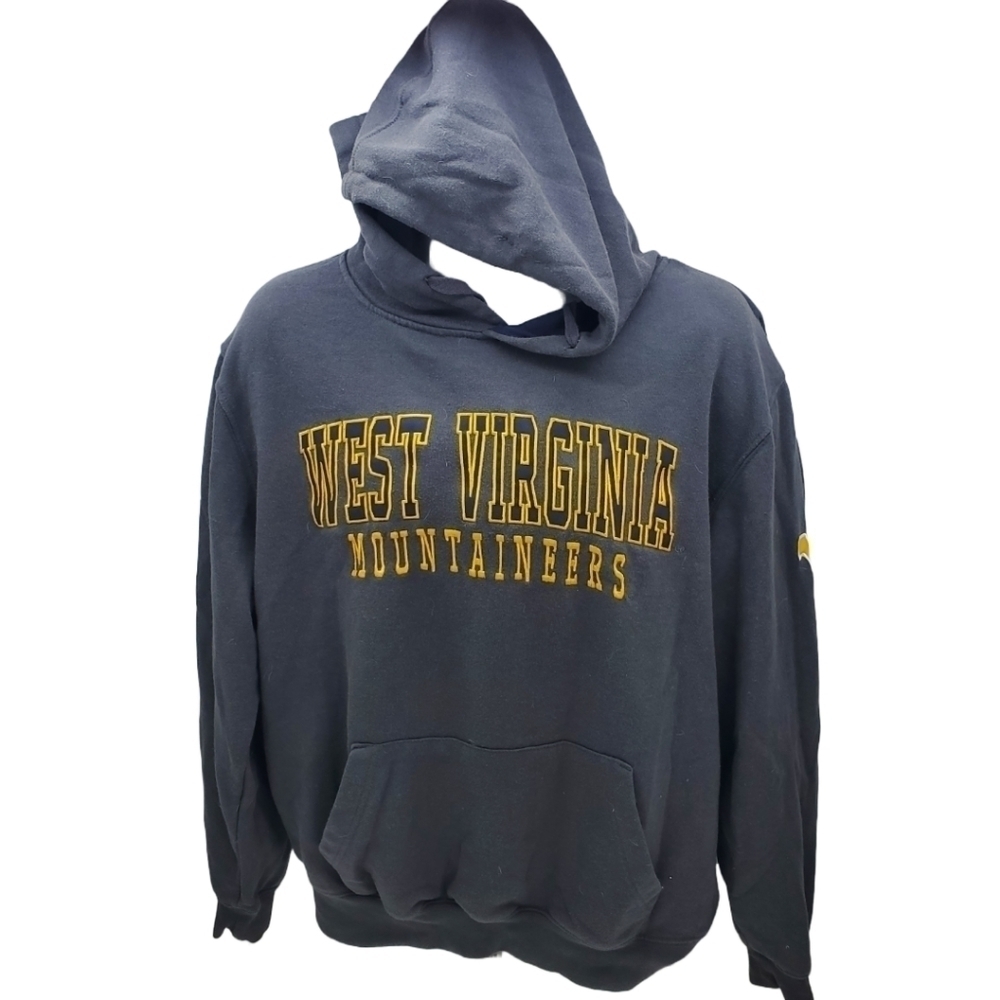 Stadium West Virginia Mountaineers NCAA Hoodie Sweatshirt Men Size Large